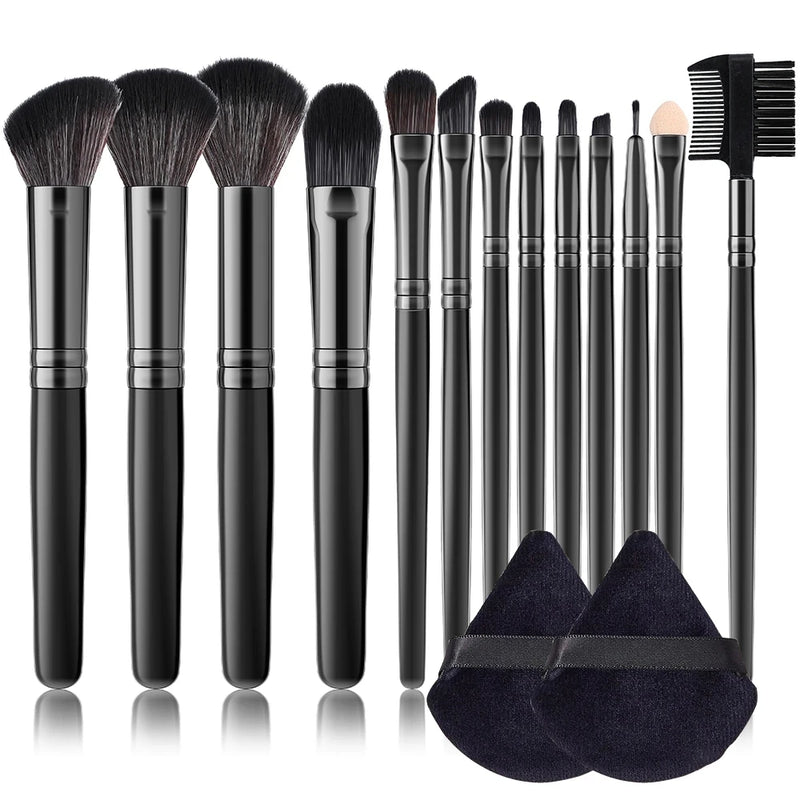 Kit Compacto de Pincéis: 13 Pincéis de Maquiagem para Criar e Arrasar!